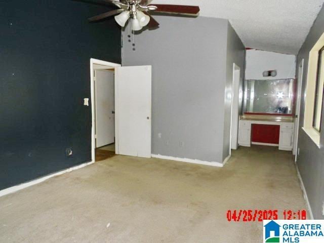 3821 Windhover Cir Unit 6, Vestavia Hills, AL 35216 - unfurnished bedroom with carpet floors, baseboards, and vaulted ceiling