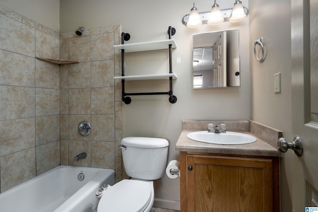 1212 12th St Unit 17, Tuscaloosa, AL 35401 - full bathroom featuring toilet, vanity, and bathing tub / shower combination