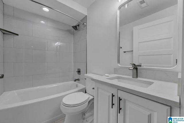 3824 Midway Rd, Adamsville, AL 35005 - full bath with toilet,  shower combination, visible vents, and vanity