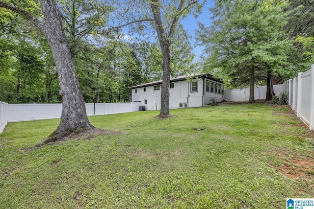 3824 Midway Rd, Adamsville, AL 35005 - view of yard with a fenced backyard and cooling unit