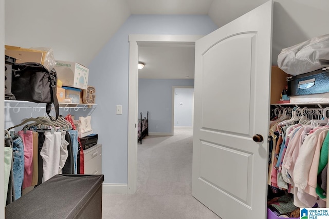 364 Stone Brook Cir, Hoover, AL 35226 - spacious closet with lofted ceiling and light carpet