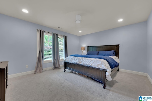 364 Stone Brook Cir, Hoover, AL 35226 - carpeted bedroom featuring baseboards, recessed lighting, and visible vents