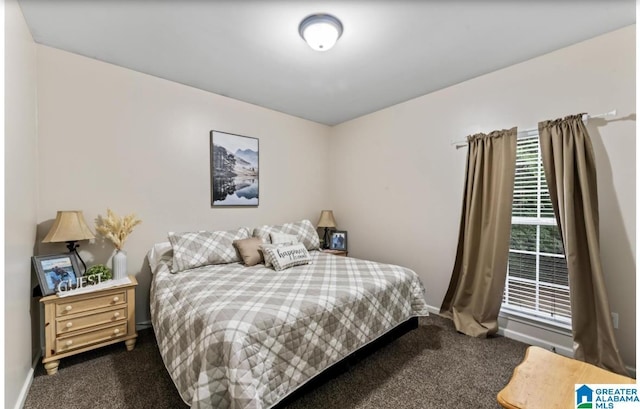 107 Magnolia Ridge Cir, Chelsea, AL 35043 - bedroom with baseboards and dark carpet