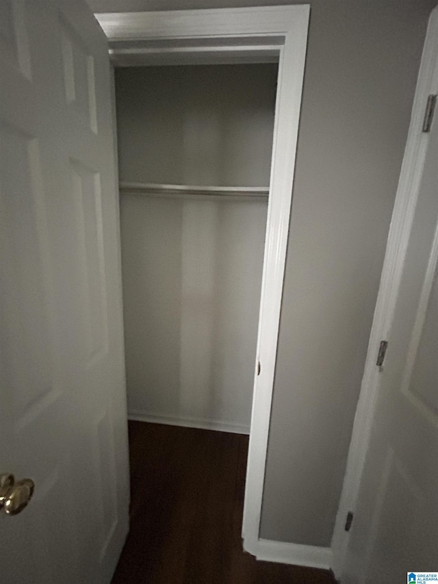 view of closet