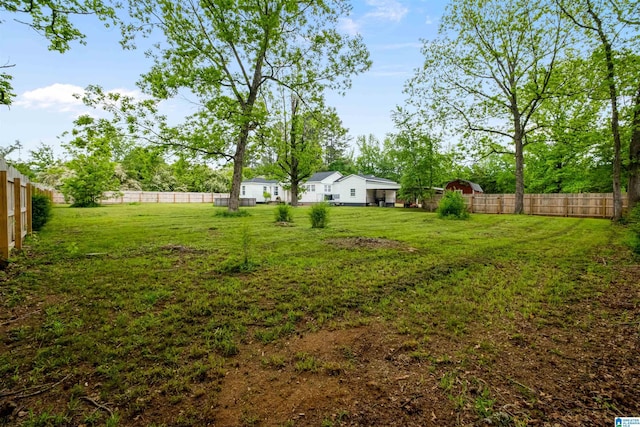 2857 Alexandria Wellington Rd, Alexandria, AL 36250 - view of yard featuring a fenced backyard