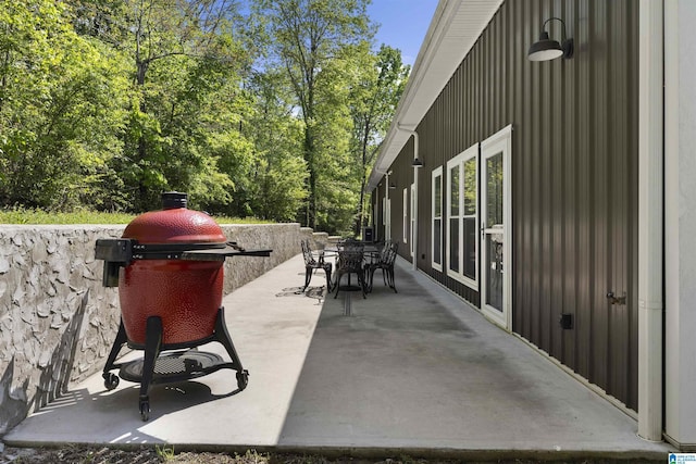 view of patio / terrace featuring outdoor dining space
