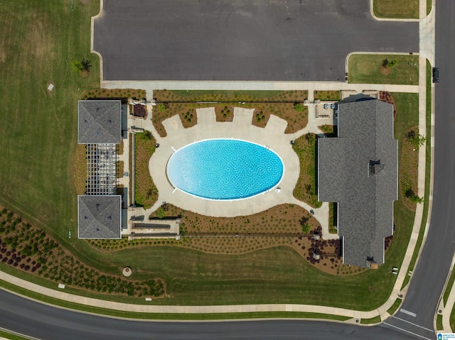 3304 Trip Run, Hoover, AL 35244 - drone / aerial view of a pool area
