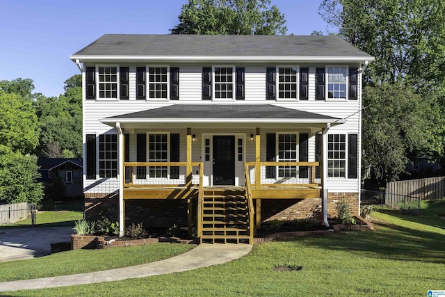 5708 Hickory Ct, Pinson, AL 35126 - colonial home with stairs and a porch