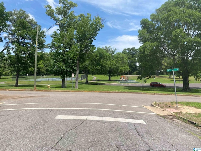 view of street with curbs and sidewalks