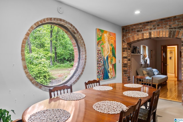 323 Taylor Rd, Remlap, AL 35133 - dining room with arched walkways and recessed lighting