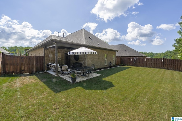 1204 Grants Way, Irondale, AL 35210 - back of house with brick siding and a patio