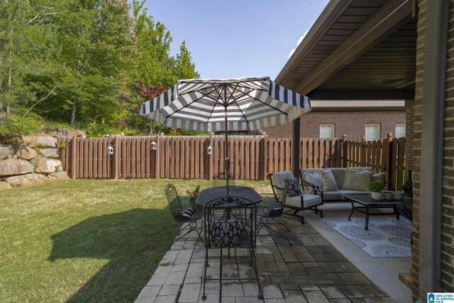 1204 Grants Way, Irondale, AL 35210 - view of patio featuring an outdoor living space and outdoor dining space