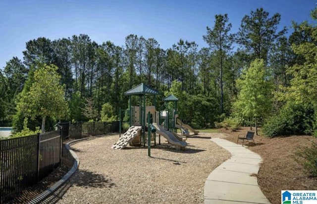 4000 Dunemere Ln, Hoover, AL 35226 - communal playground with view of wooded area