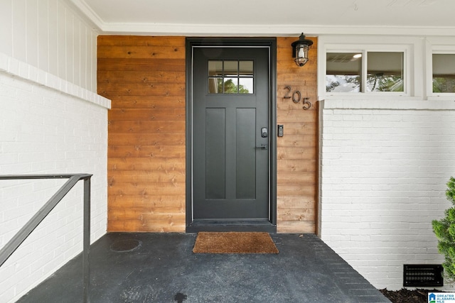 view of entrance to property