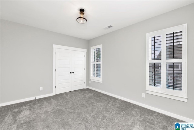 4546 Brexton St, Trussville, AL 35173 - unfurnished bedroom featuring baseboards, carpet flooring, visible vents, and a closet