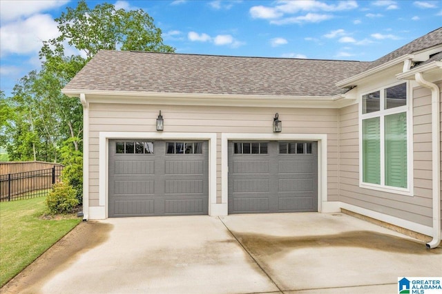 4546 Brexton St, Trussville, AL 35173 - garage featuring fence and driveway