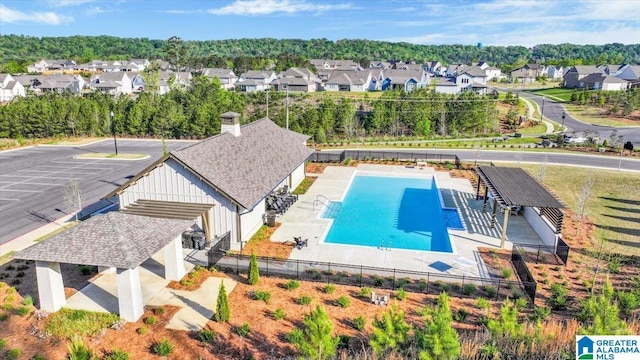 4546 Brexton St, Trussville, AL 35173 - aerial view featuring a residential view