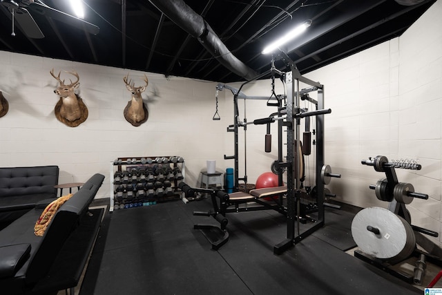 605 N Grande View Cir, Maylene, AL 35114 - view of exercise area