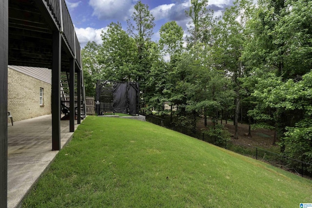 605 N Grande View Cir, Maylene, AL 35114 - view of yard featuring stairway and a patio