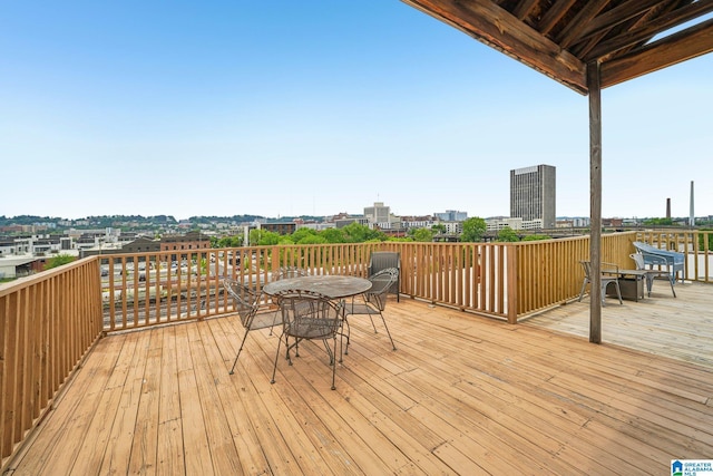 view of deck