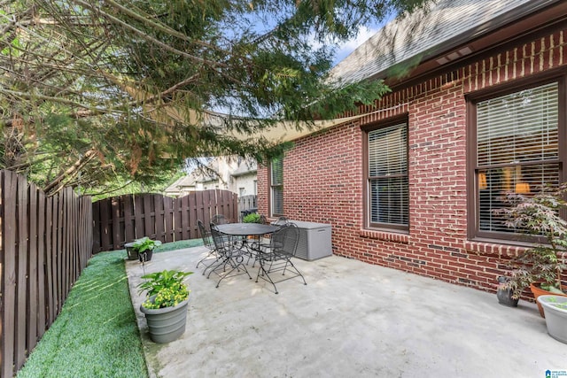 2608 Arbor Way, Hoover, AL 35244 - view of patio / terrace featuring outdoor dining space and a fenced backyard