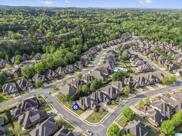 2608 Arbor Way, Hoover, AL 35244 - view of property location with nearby suburban area and a heavily wooded area