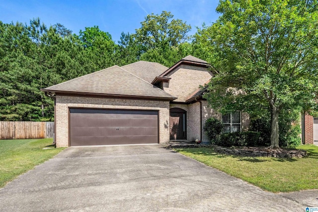 4126 Jubilee Ln, Moody, AL 35004 - view of front of house with an attached garage, brick siding, asphalt driveway, and roof with shingles