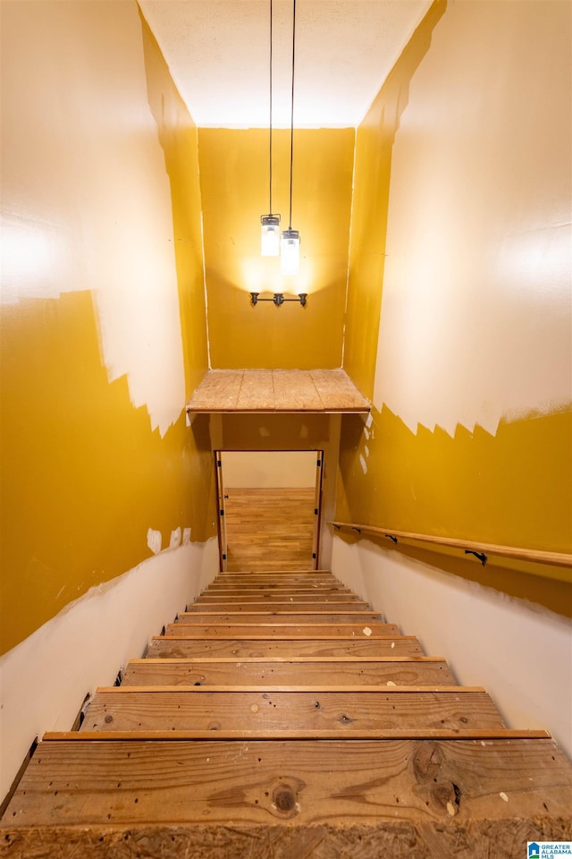 view of stairs
