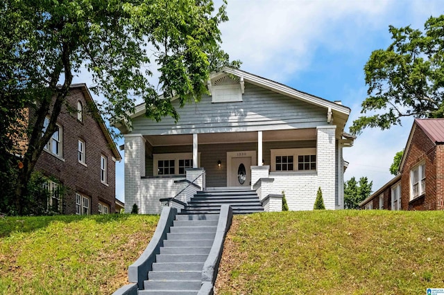 1330 Bush Blvd W, Birmingham, AL 35208 - view of front of home featuring stairway and a front yard