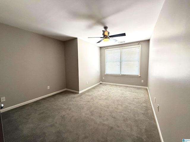 2257 Acton Park Cir, Birmingham, AL 35243 - spare room with ceiling fan, carpet flooring, and baseboards