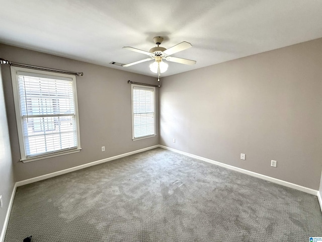 2257 Acton Park Cir, Birmingham, AL 35243 - unfurnished room featuring ceiling fan, baseboards, and carpet
