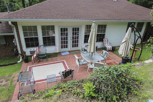 view of patio / terrace with french doors