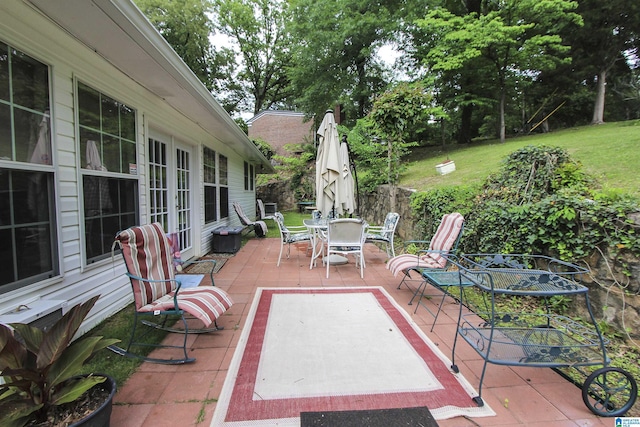view of patio / terrace with outdoor dining area