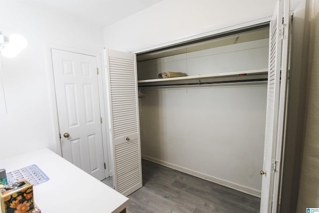 view of closet