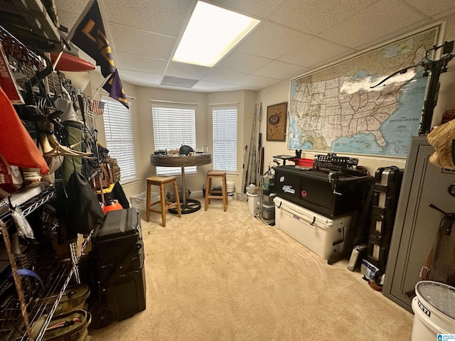 971 Old Cahaba Dr, Helena, AL 35080 - office with carpet flooring and a drop ceiling