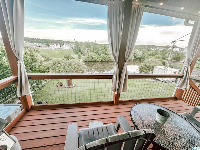 971 Old Cahaba Dr, Helena, AL 35080 - view of wooden deck