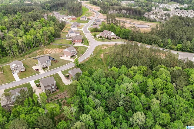1064 Timberline Rdg, Calera, AL 35040 - aerial view featuring a residential view and a view of trees