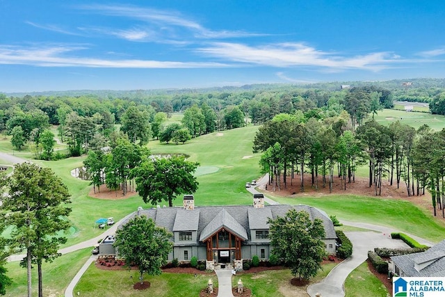 1064 Timberline Rdg, Calera, AL 35040 - birds eye view of property featuring golf course view