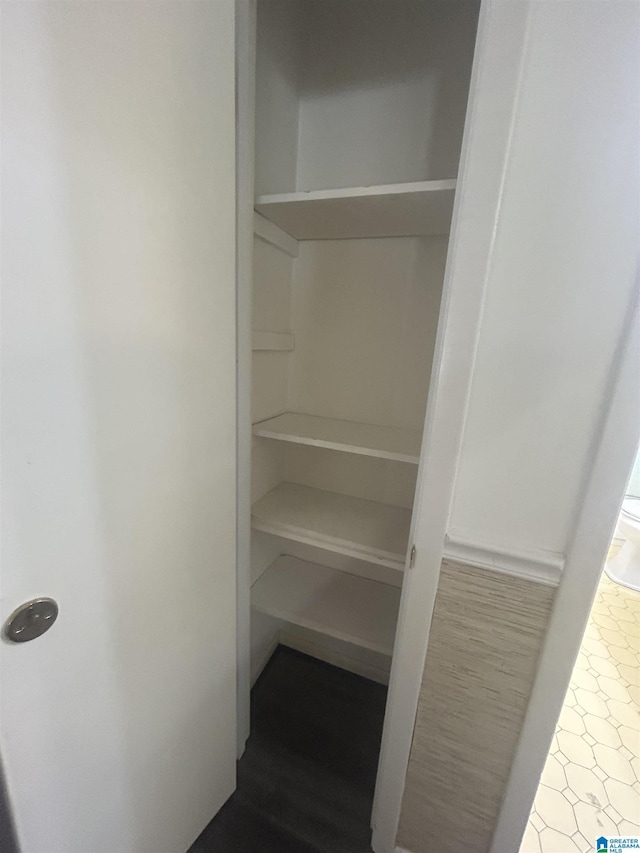 view of closet