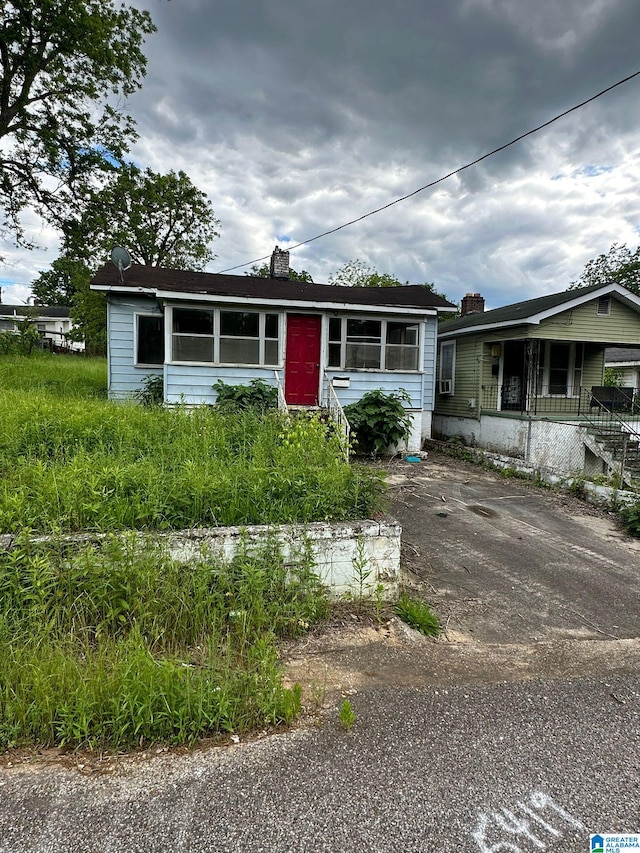 bungalow with a chimney