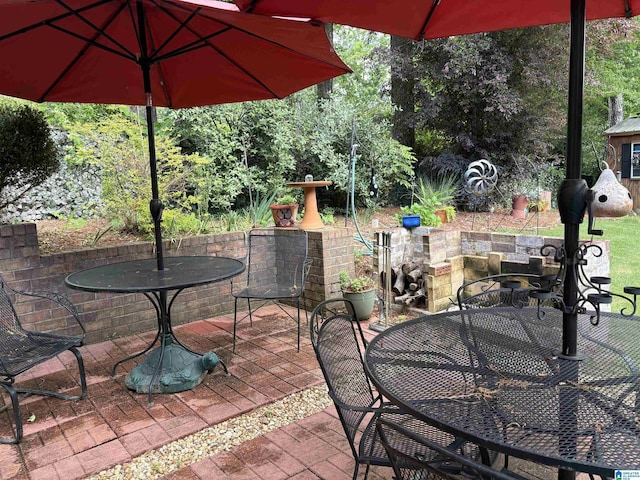 view of patio / terrace with outdoor dining space