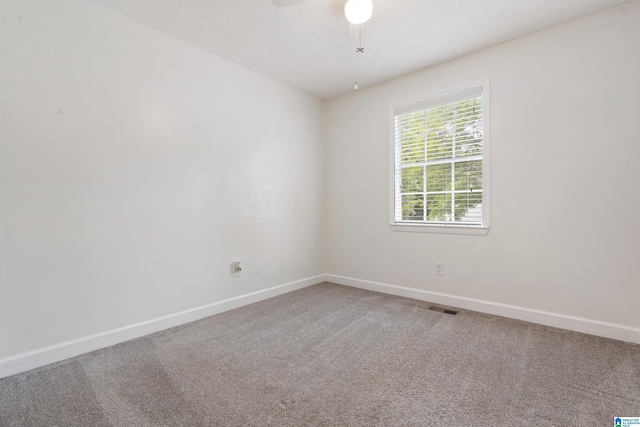 816 8th Cir N, Pell City, AL 35125 - unfurnished room with baseboards, ceiling fan, and carpet