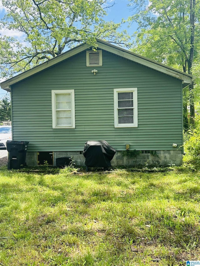 view of back of property