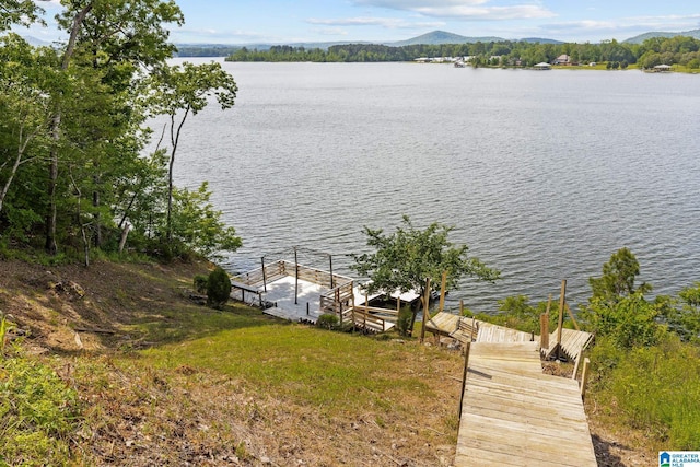 825 Dogwood Ln, Ashville, AL 35953 - dock area featuring a water view