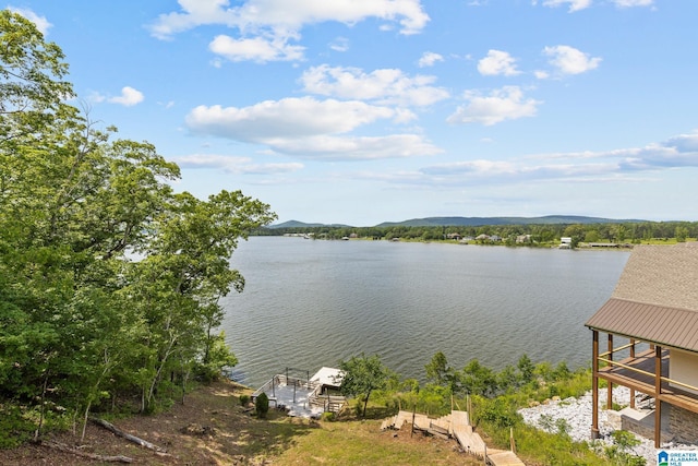 825 Dogwood Ln, Ashville, AL 35953 - water view with a mountain view