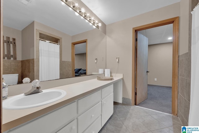 3043 Hunters Run, Gardendale, AL 35071 - bathroom featuring double vanity and tile patterned floors