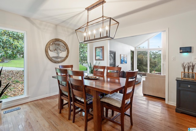 2616 Chimney Hills Cir, Vestavia Hills, AL 35226 - dining room with light wood-type flooring and baseboards