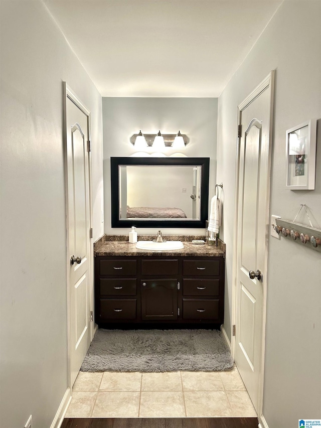 2616 Chimney Hills Cir, Vestavia Hills, AL 35226 - bathroom featuring vanity and tile patterned flooring