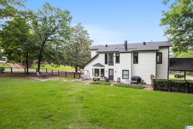 2616 Chimney Hills Cir, Vestavia Hills, AL 35226 - back of house featuring a patio area and roof with shingles