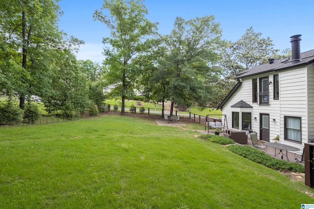 2616 Chimney Hills Cir, Vestavia Hills, AL 35226 - view of yard with outdoor lounge area and a patio